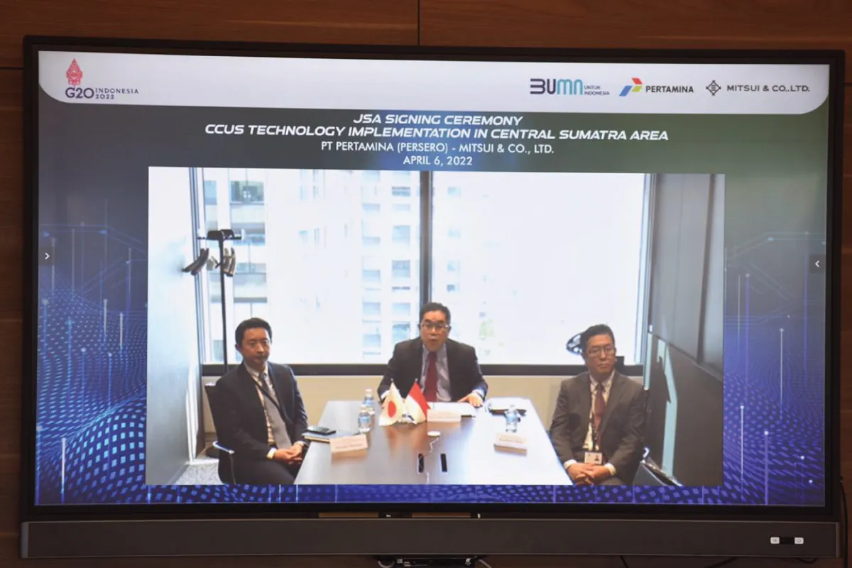 Indonesia's Pertamina, Japan's Mitsui Agree to Conduct Carbon Capture Study