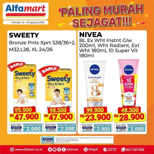 Promo Alfamart Paling Murah Sejagat Periode 1-7 Agustus 2024