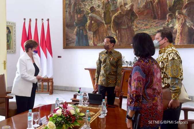 Sri Mulyani Beberkan 4 Poin yang Disampaikan IMF ke Jokowi