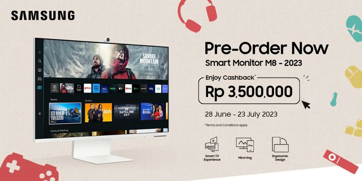 Samsung Smart Monitor 2023, Stylish dan Makin Fleksibel