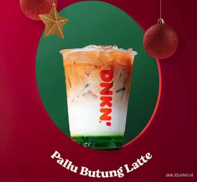 Dunkin minuman Pallu Butung Latte