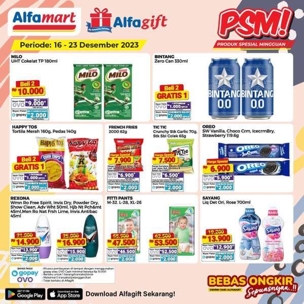 Promo Alfamart Terbaru Produk Spesial Mingguan 16-23 Desember 2023