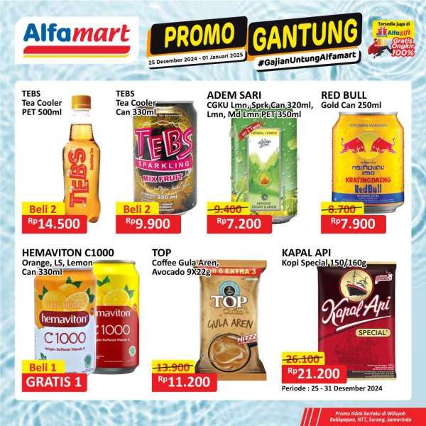 Promo Alfamart Gantung 25 Desember 2024-1 Januari 2025