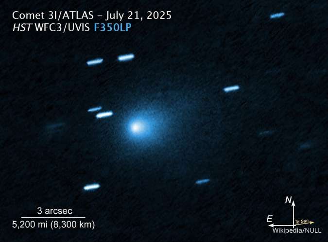 Komet 3I/ATLAS: Tamu Purba, Lebih Tua dari Tata Surya Kita
