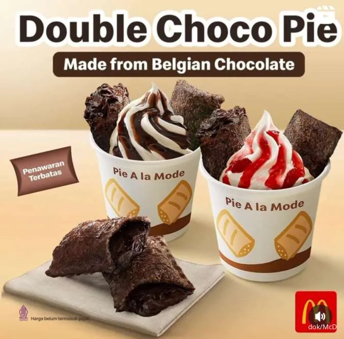 Promo McD Terbaru 2023 Double Choco Pie