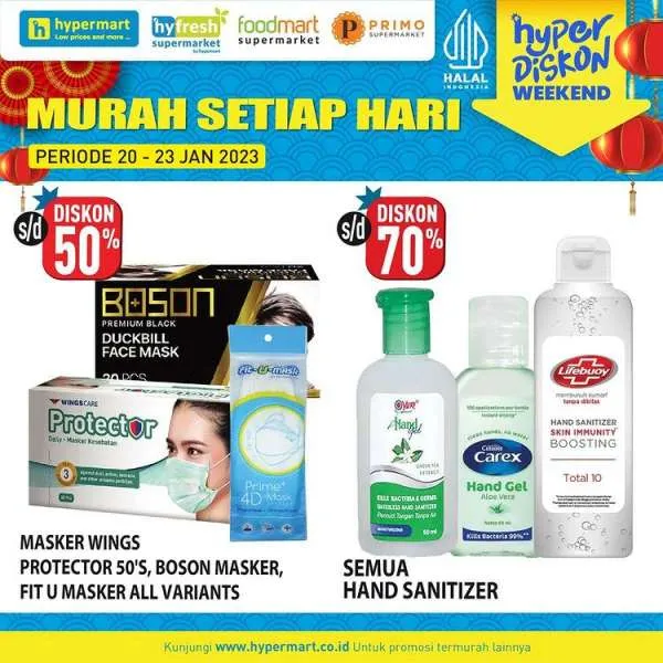 Harga Promo JSM Hypermart Hyper Diskon Weekend 20-23 Januari 2023