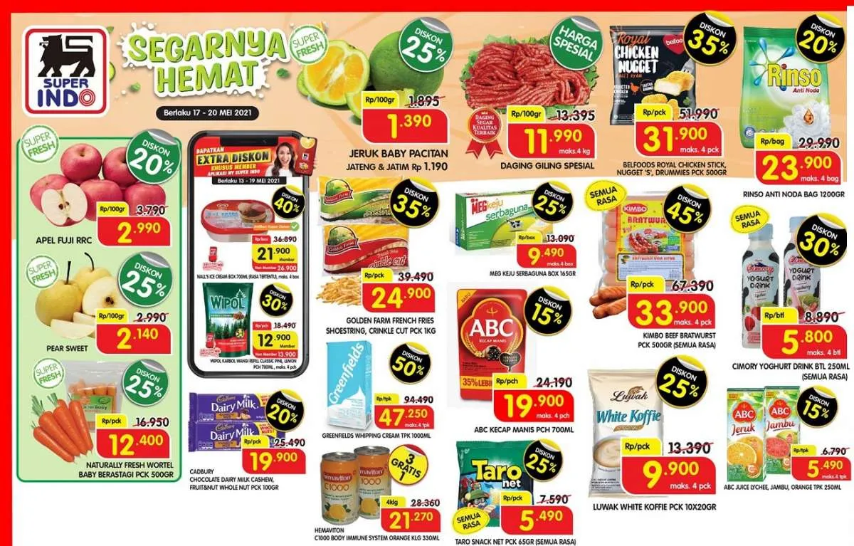 Promo Superindo 19 Mei 2021, diskon tengah pekan!