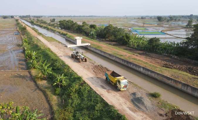 WSKT Tuntaskan Proyek Modernisasi Irigasi Rentang