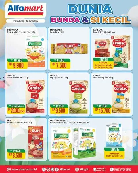 Promo Alfamart Dunia Bunda & Si Kecil Periode 16-30 Juni 2025