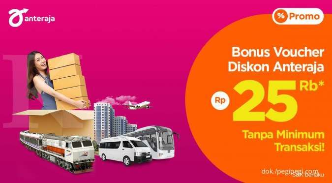 Pesan Semua Produk di PegiPegi, Bonus Voucher Diskon Anteraja Rp 25.000