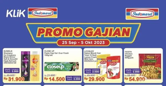 Promo Gajian Indomaret Periode 25 September-5 Oktober 2023