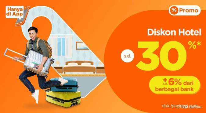 Promo PegiPegi, Diskon Hotel Hingga 30% dan 6% Berbagai Bank