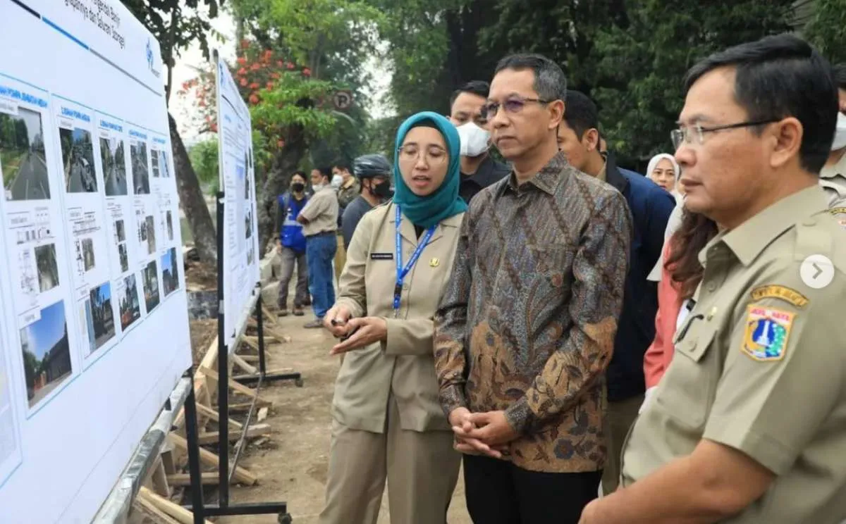Mandek di Era Anies, Heru Budi Pastikan Normalisasi Ciliwung Dilanjutkan
