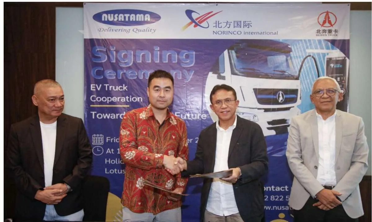 Nusatama Berkah (NTBK) dan Perusahaan China akan Bangun Pabrik Truk Listrik 