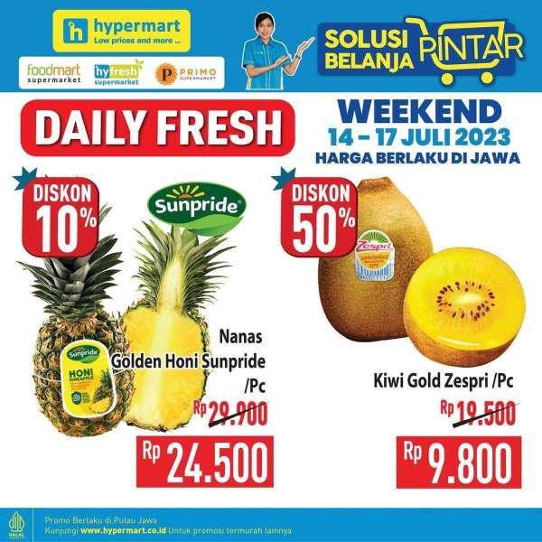 Katalog Harga Promo JSM Hypermart 14-17 Juli 2023