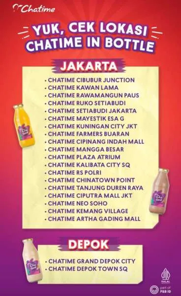 Promo Chatime in Bottle