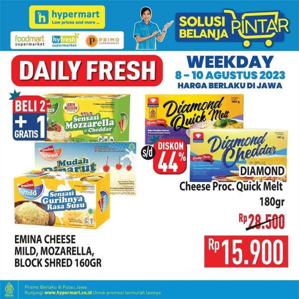 Katalog Promo Hypermart Weekday Terbaru 8-10 Agustus 2023