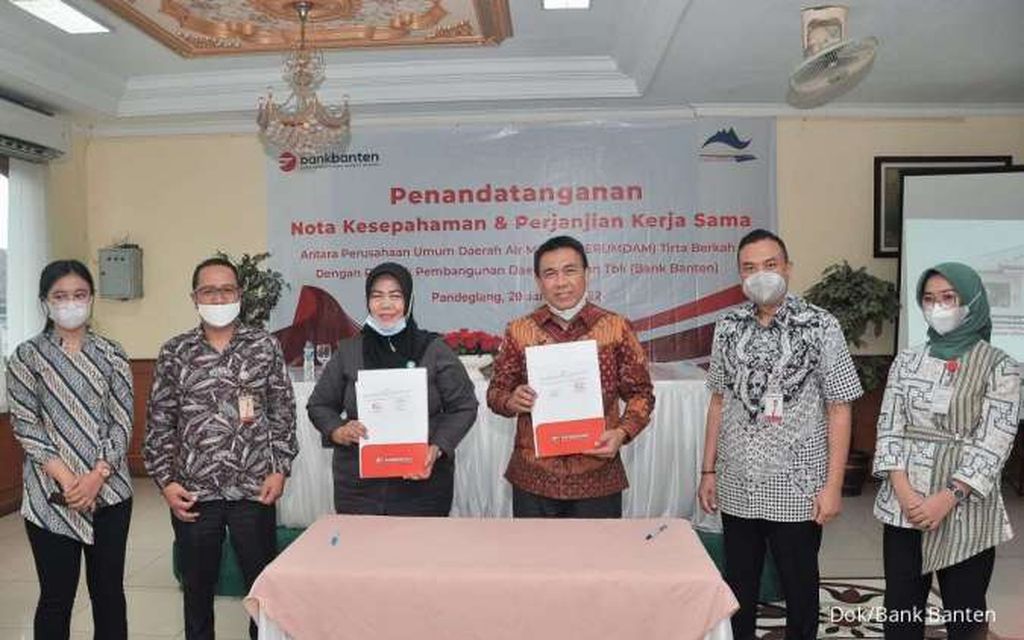  Potensi Anggaran 2.6 T Kab Pandeglang, Bank Banten Memulai Kerjasama dengan Perumdam Tirta Berkah  
