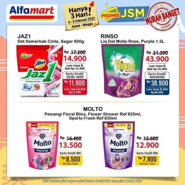 Promo JSM Alfamart Periode 4-6 Februari 2022
