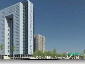 Proses tender pembangunan gedung baru DPR dihentikan sementara