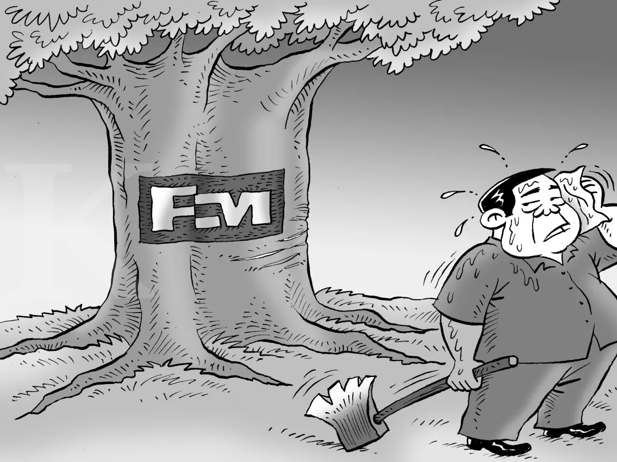 Kantor Freeport di demo mahasiswa