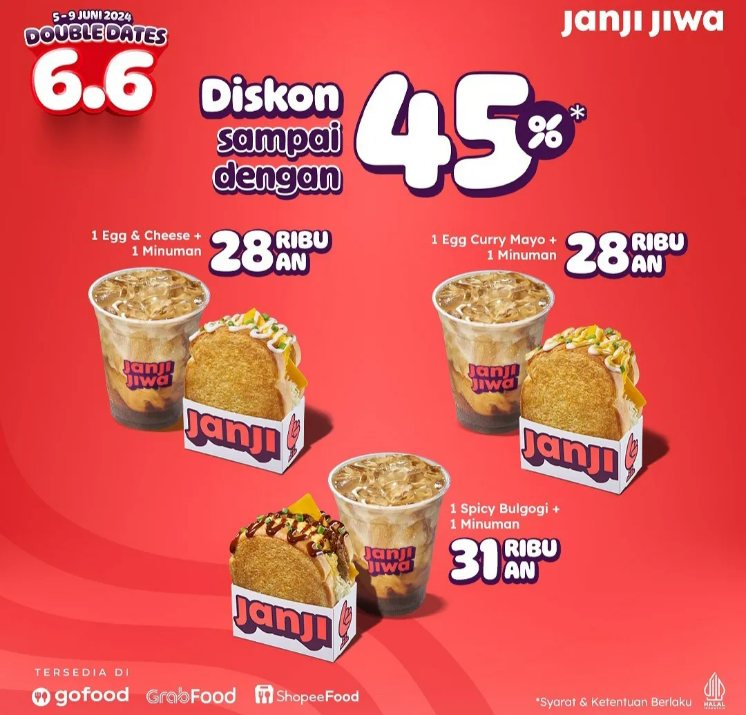 Promo 6.6 Janji Jiwa edisi 5-9 Juni 2024