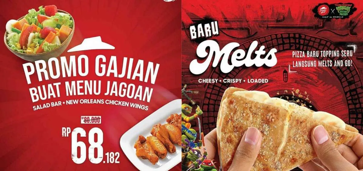 Promo Pizza Hut Gajian 26-28 Juli 2023, Menu Jagoan Salad dan Chicken Wings Rp 68.000