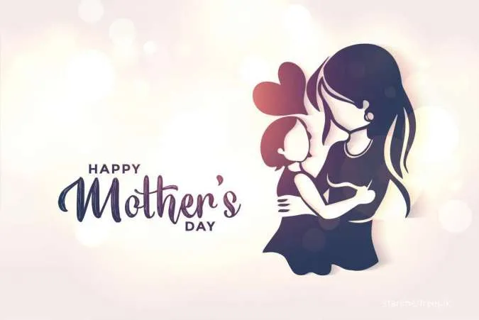 mom and daughter love background for mothers day
