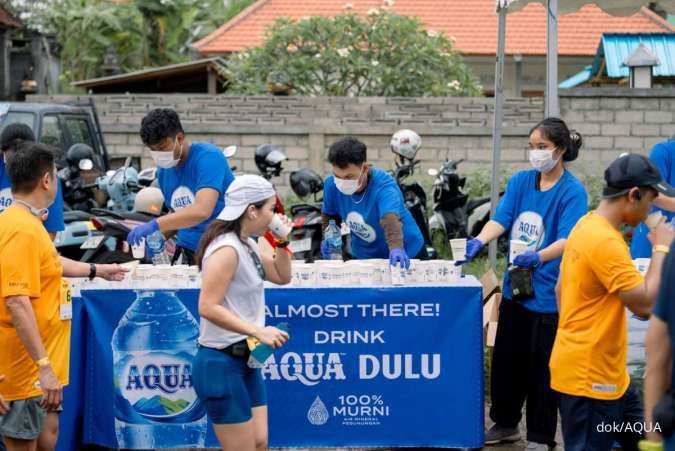 AQUA Dukung Gaya Hidup Sehat di Ajang Maybank Marathon