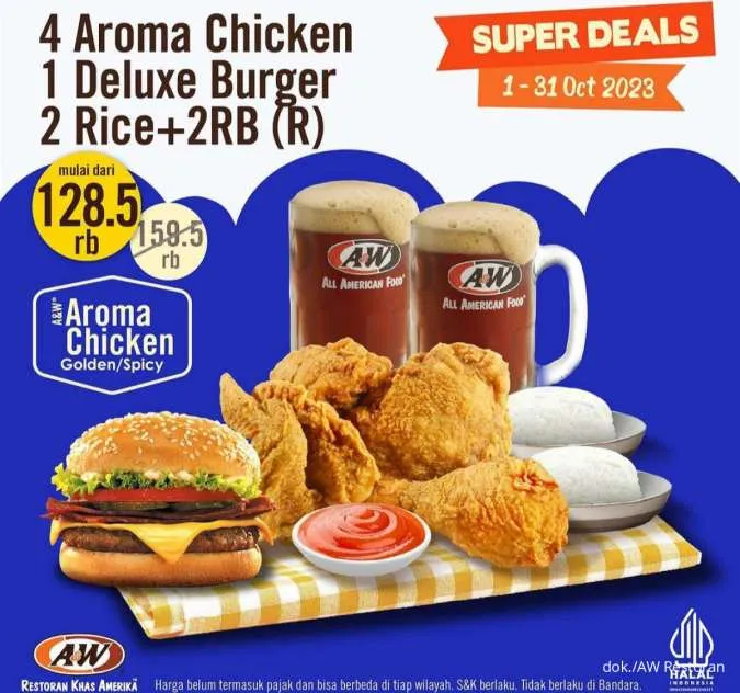 Promo AW Restoran 1-31 Oktober 2023 Super Deals