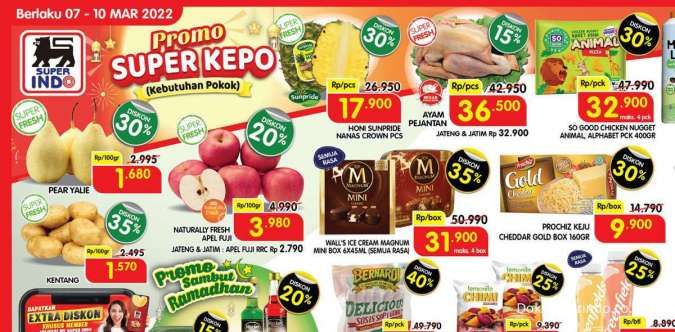 Promo Superindo Super Kepo hingga 10 Maret 2022, Ada Penawaran Beli 1 Gratis 1