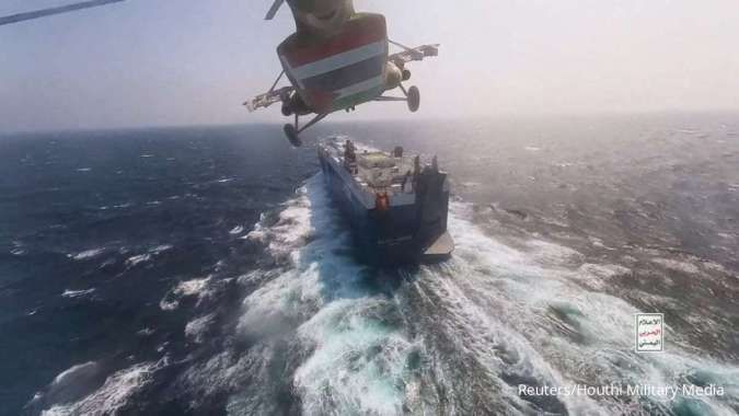 Houthi Kembali Serang Kapal Kontainer Maersk di Laut Merah, Maersk Stop Operasi