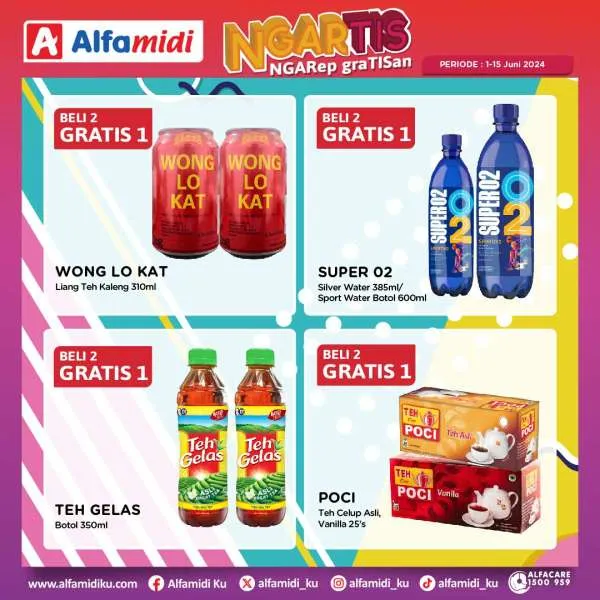 Promo Alfamidi Ngartis (Ngarep Gratisan) Periode 1-15 Juni 2024