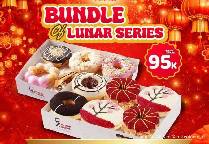 Rayakan Imlek Hemat! Mister Donut & Krispy Kreme Beri Diskon Spesial Donat