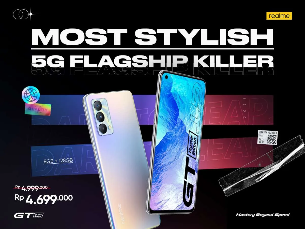 Realme GT Master Edition dibanderol Rp 4,6 jutaan, ini spesifikasinya