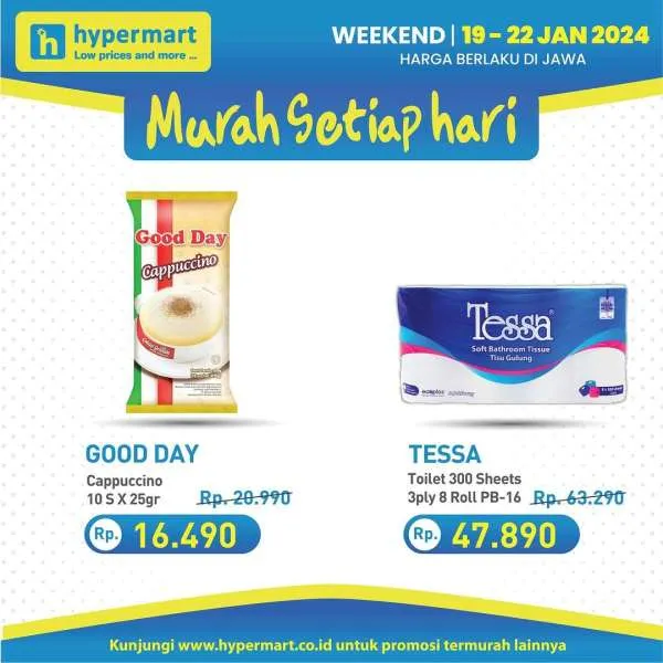 Promo JSM Hypermart Hyper Diskon Weekend Periode 19-22 Januari 2024