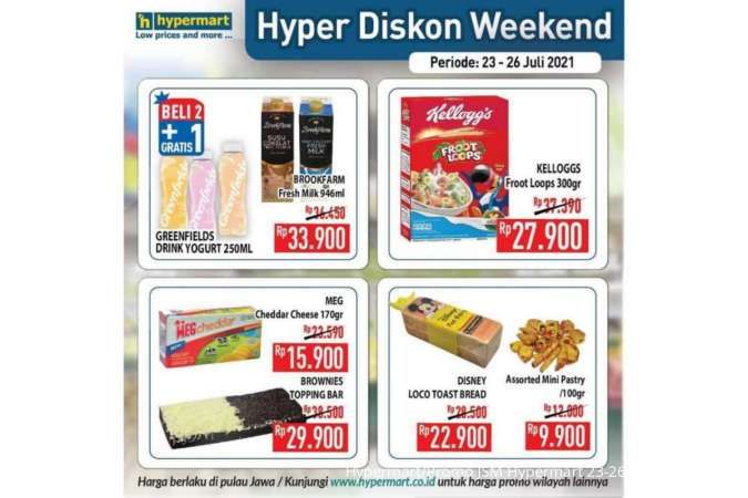 Promo Hypermart weekday 26 Juli 2021, ada program Hyper Diskon!
