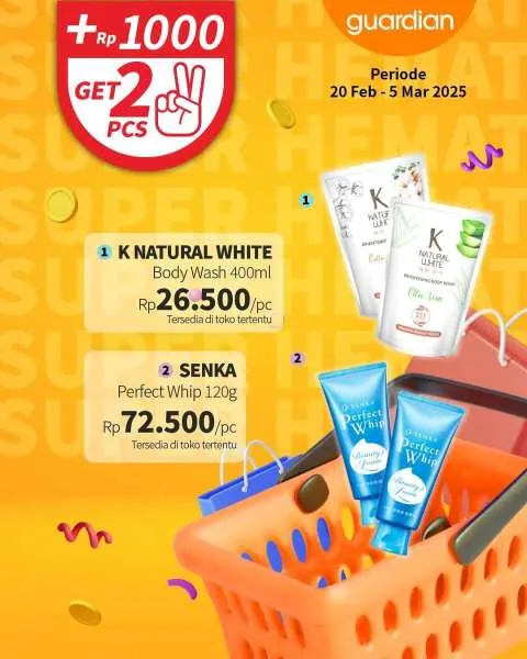 Promo Guardian Super Hemat Periode 20 Februari-5 Maret 2025