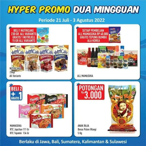 Promo Hypermart Dua Mingguan Periode 21 Juli-3 Agustus 2022