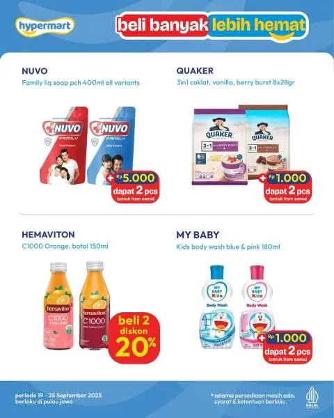 Promo Hypermart Beli Banyak Lebih Hemat Periode 19-25 September 2025