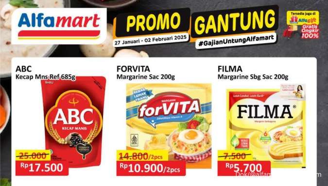 Promo JSM Alfamart Gantung 31 Januari- Februari 2025, Margarine dan Kecap Lebih Murah