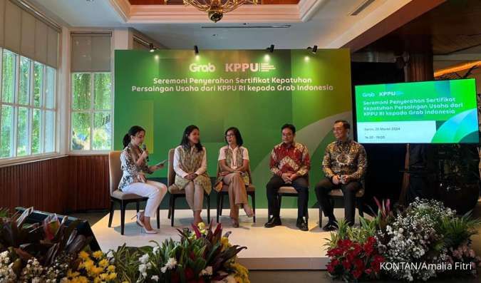 Grab Jadi Perusahaan Teknologi Pertama Terima Sertifikat Persaingan Usaha dari KPPU