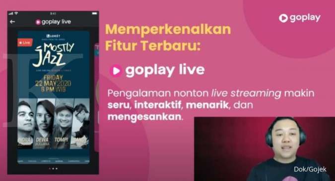 Nonton siaran live dan sekaligus interaktif dengan GoPlay Live