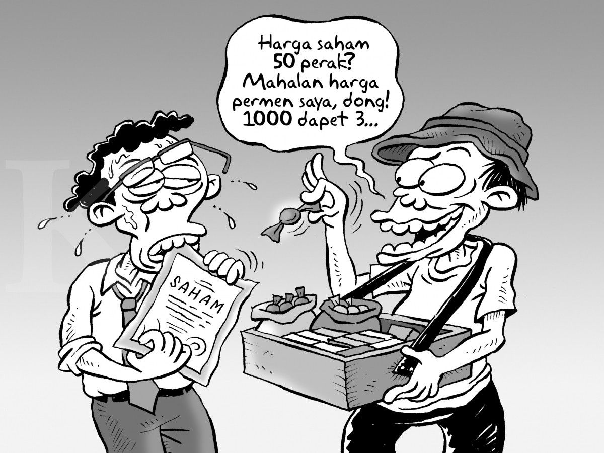 Harga saham semurah Harga Permen