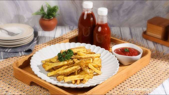 Resep Garlic French Fries dan Sambal Cabe Bawang Botolan ala Rudy Choirudin