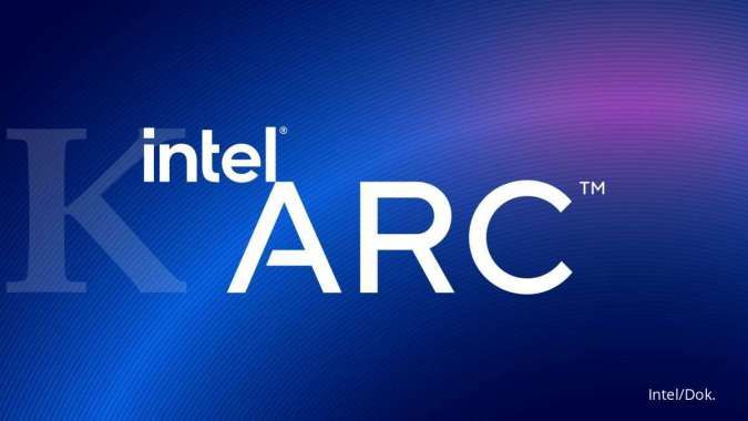 Logo Intel Arc, kartu grafis gaming terbaru besutan Intel
