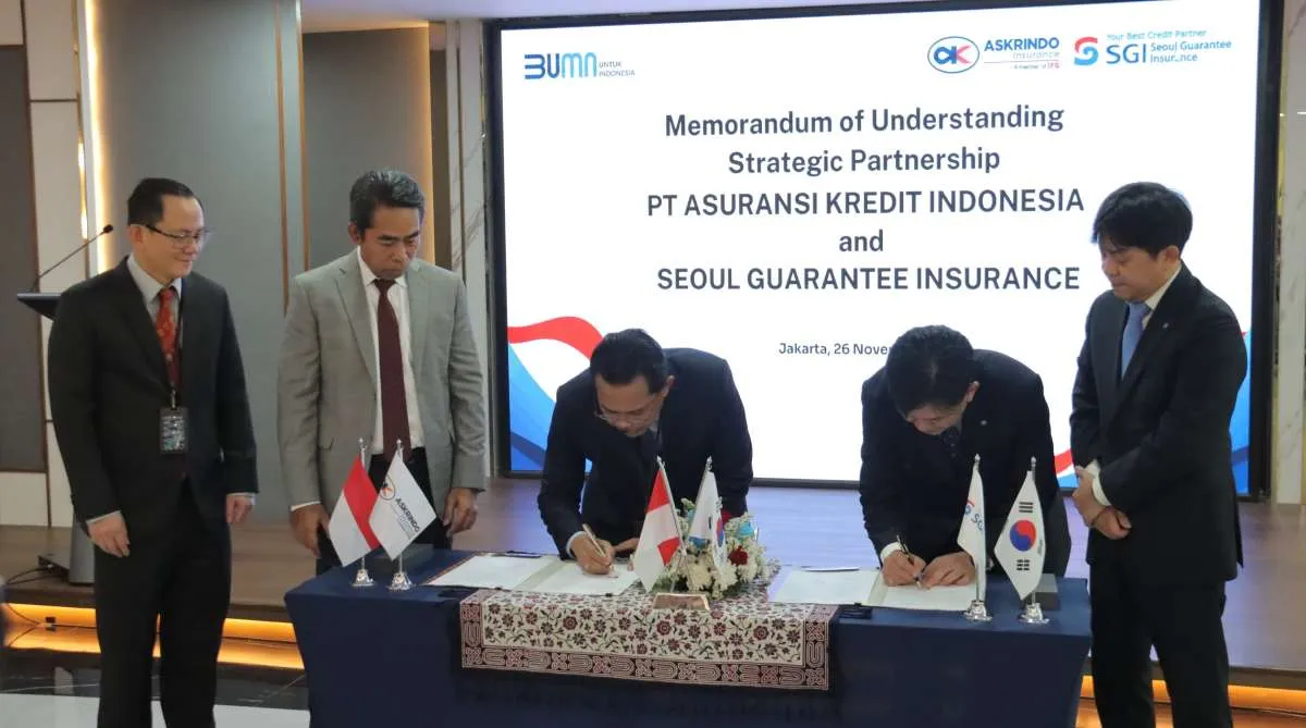 Askrindo Jalin Kerjasama Penjaminan Surety Bond dengan Seoul Guarantee Insurance