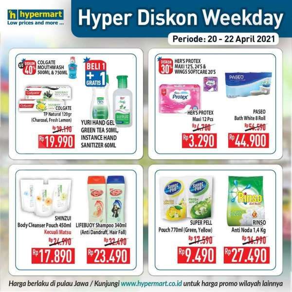 Promo Hypermart weekday 20-22 April 2021 