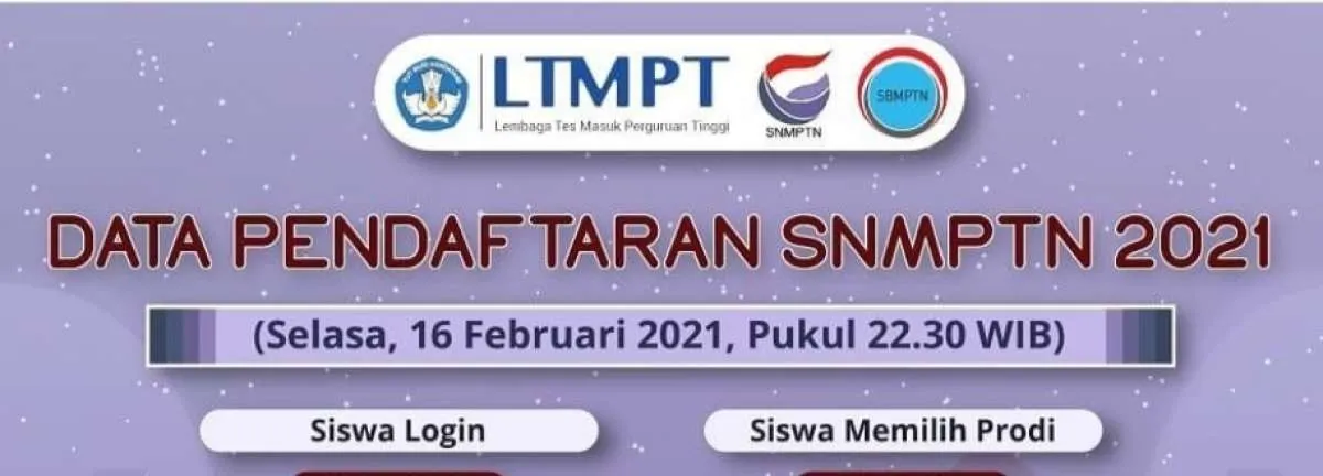 Simak update jumlah siswa yang mendaftar SNMPTN 2021 dari LTMPT