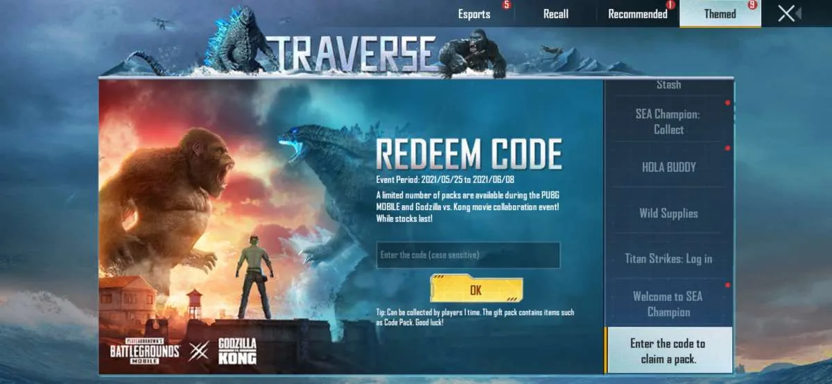 Kumpulan kode redeem PUBG Mobile update terbaru Mei 2021, masih belum klaim?